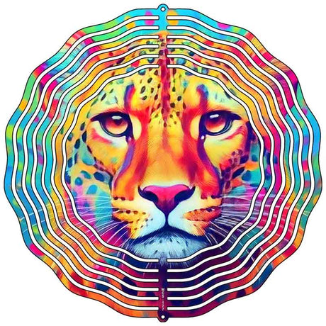 Lion Iridescence Novelty Metal Wind Spinner