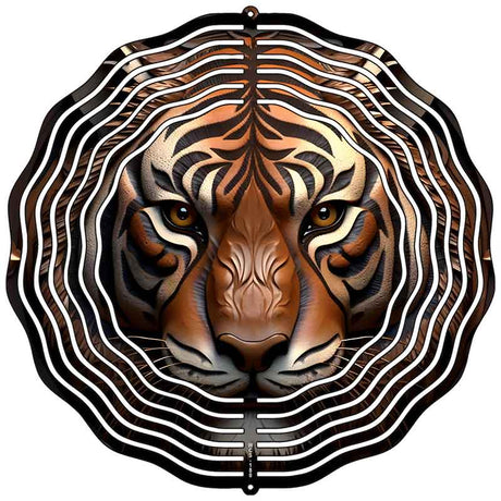 Lion Statue Novelty Metal Wind Spinner