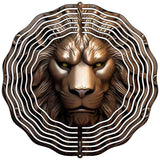 Tiger Statue Novelty Metal Wind Spinner