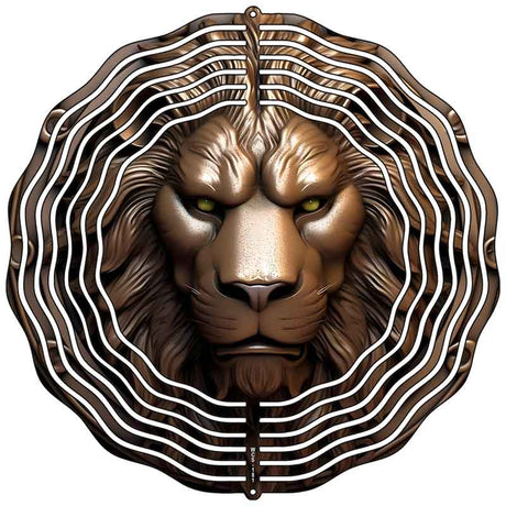 Tiger Statue Novelty Metal Wind Spinner