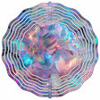 Iredescence Stones Novelty Metal Wind Spinner