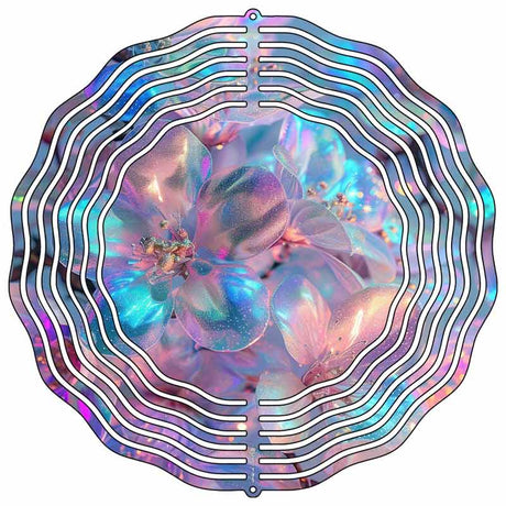 Iredescence Stones Novelty Metal Wind Spinner