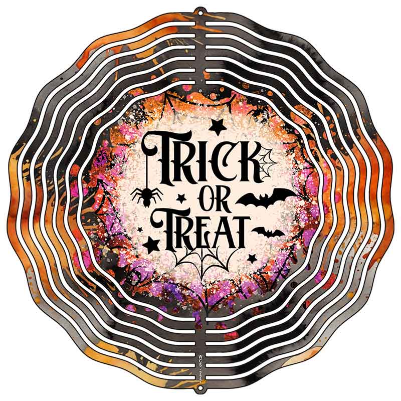 Trick or Treat Novelty Metal Wind Spinner WCS-222