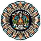 No City Lights Novelty Metal Wind Spinner WCS-234