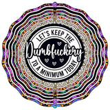 Dumbfuckery Novelty Metal Wind Spinner WCS-248