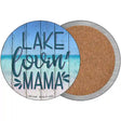 Lake Lovin Mama Novelty Circle Coaster Set of 4 3.5" Coaster (Sets of 4) (CC)