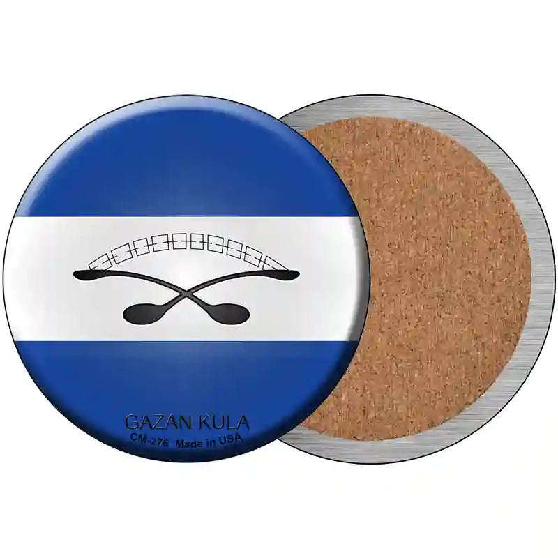 Gazan Kula Country Novelty Circle Coaster Set of 4