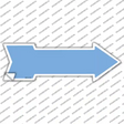 Light Blue Novelty Arrow Sticker Decal