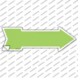 Lime Green Novelty Arrow Sticker Decal