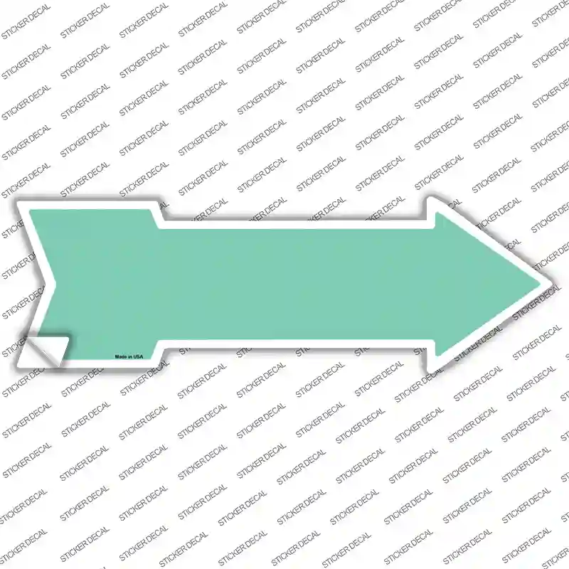 Mint Novelty Arrow Sticker Decal