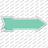 Mint Novelty Arrow Sticker Decal
