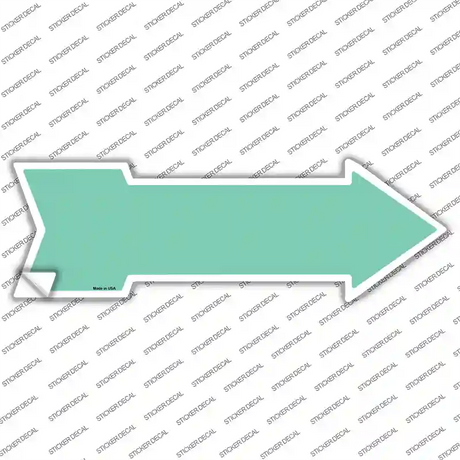 Mint Novelty Arrow Sticker Decal