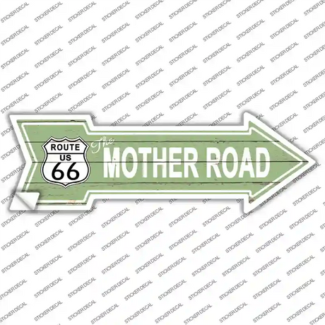 The Mother Road Novelty Arrow Sticker Decal