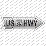 Diamond US Highway Novelty Arrow Sticker Decal