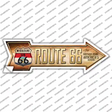 Route 66 Missouri Flag Novelty Arrow Sticker Decal