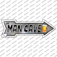 The Man Cave Novelty Arrow Sticker Decal
