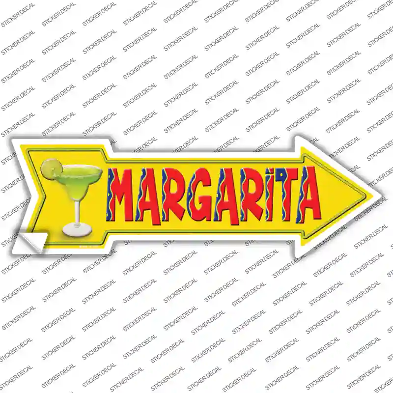 Margarita Novelty Arrow Sticker Decal