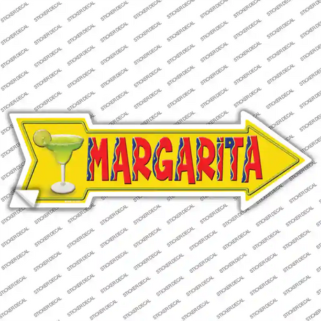 Margarita Novelty Arrow Sticker Decal