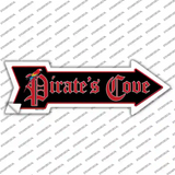 Pirates Cove Novelty Arrow Sticker Decal