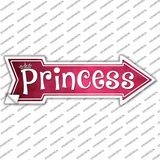 Princess Novelty Arrow Sticker Decal
