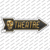 Theatre Novelty Arrow Sticker Decal