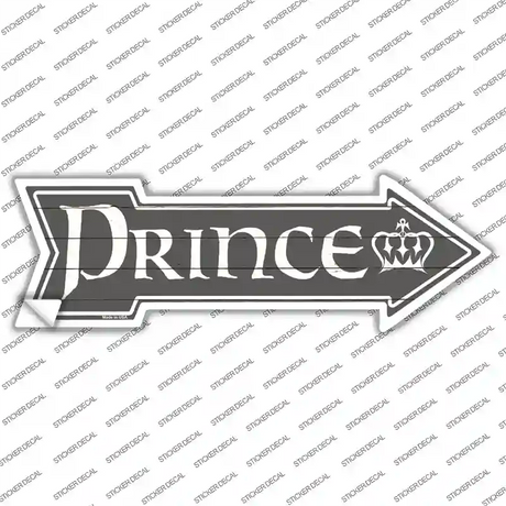 Prince Novelty Arrow Sticker Decal