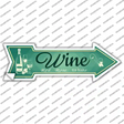 Wine Novelty Arrow Sticker Decal