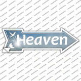 Heaven Novelty Arrow Sticker Decal