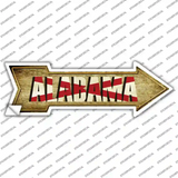 Alabama Novelty Arrow Sticker Decal