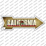 California Novelty Arrow Sticker Decal