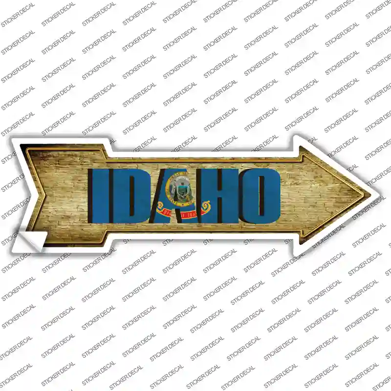 Idaho Novelty Arrow Sticker Decal