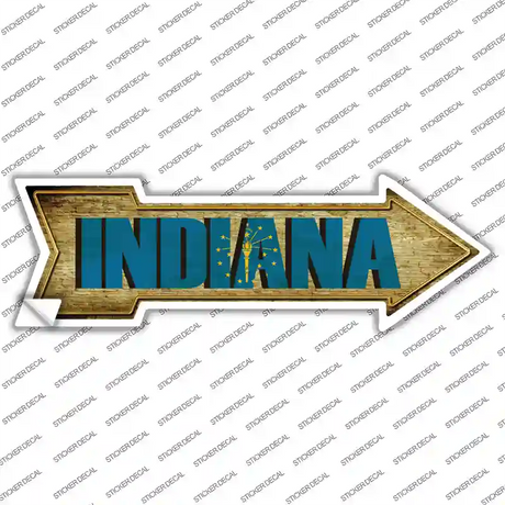 Indiana Novelty Arrow Sticker Decal