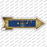 Michigan Novelty Arrow Sticker Decal