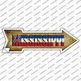 Mississippi Novelty Arrow Sticker Decal