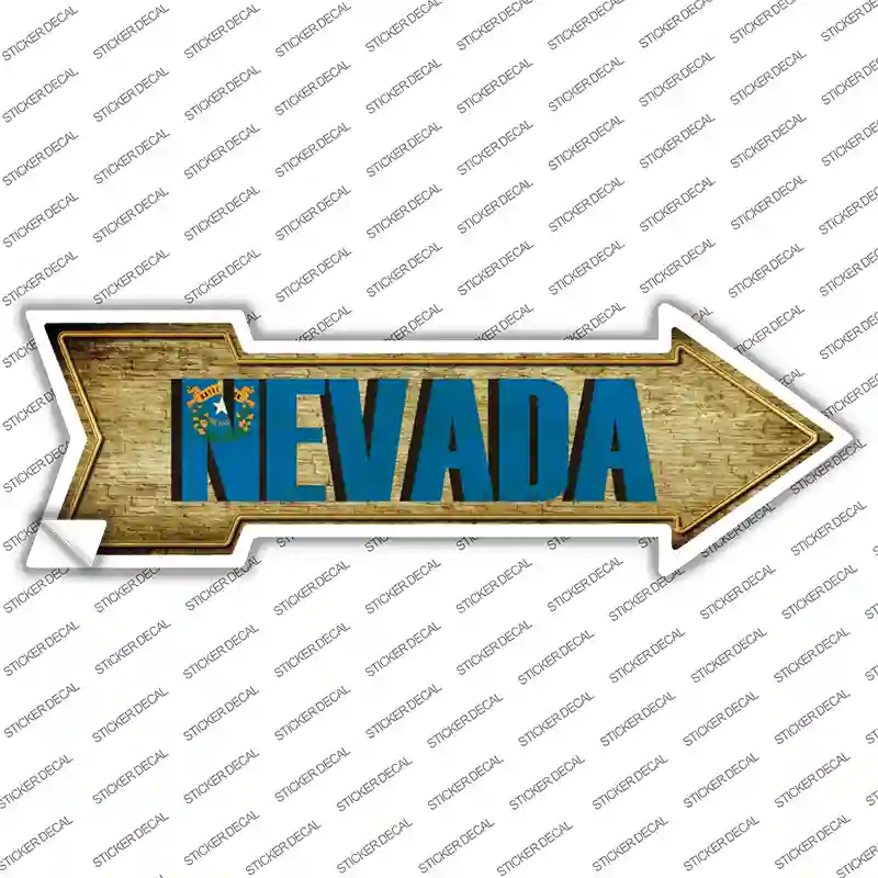 Nevada Novelty Arrow Sticker Decal