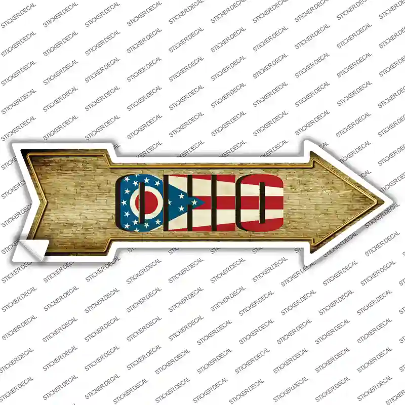 Ohio Novelty Arrow Sticker Decal