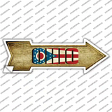 Ohio Novelty Arrow Sticker Decal