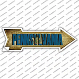 Pennsylvania Novelty Arrow Sticker Decal