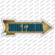 South Carolina Novelty Arrow Sticker Decal