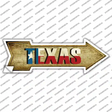 Texas Novelty Arrow Sticker Decal