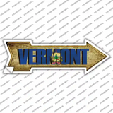 Vermont Novelty Arrow Sticker Decal