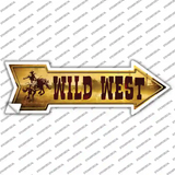 Wild West Novelty Arrow Sticker Decal