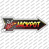 Jackpot Novelty Arrow Sticker Decal