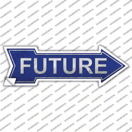 Future Novelty Arrow Sticker Decal