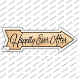 Happily Ever After Novelty Arrow Sticker Decal