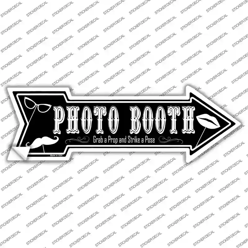 Photo Booth Novelty Arrow Sticker Decal
