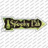 Spooky Lab Novelty Arrow Sticker Decal