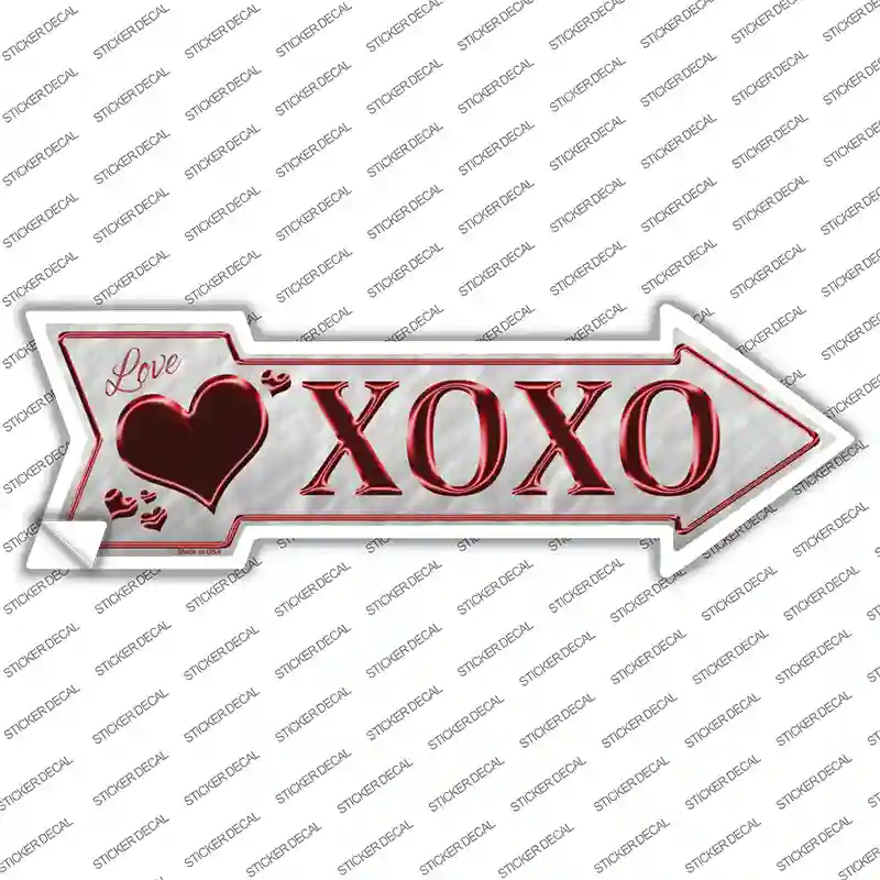 XOXO Novelty Arrow Sticker Decal