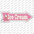 Ice Cream Novelty Arrow Sticker Decal