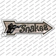 Snakes Novelty Arrow Sticker Decal